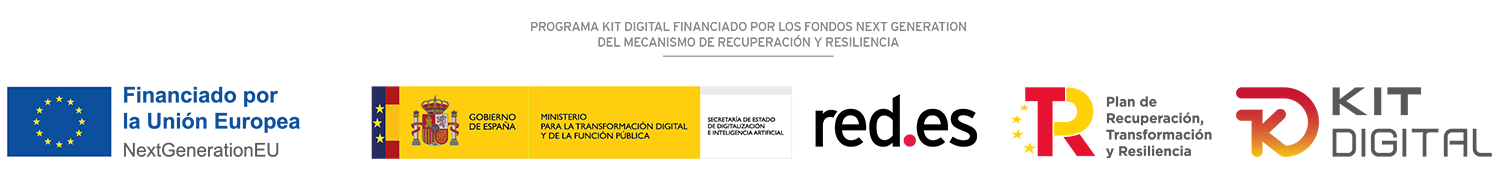 Agente digitalizador homolocado KitDigital AVA Soluciones Tecnológicas. Red.es NextGenerationUE. Gobierno de España.